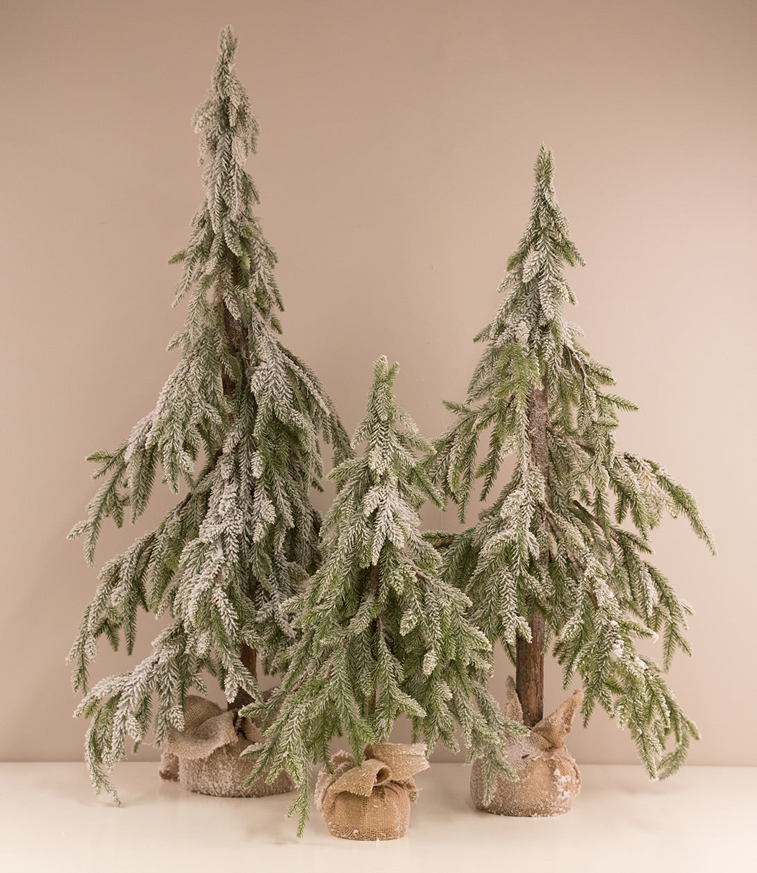 La Vida Pynte Juletræ med Sne H120xD45 cm