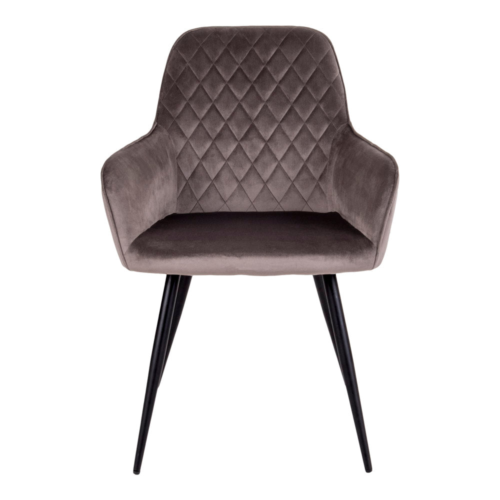 House Nordic - Harbo Spisebordsstol, Stol i mushroom velour