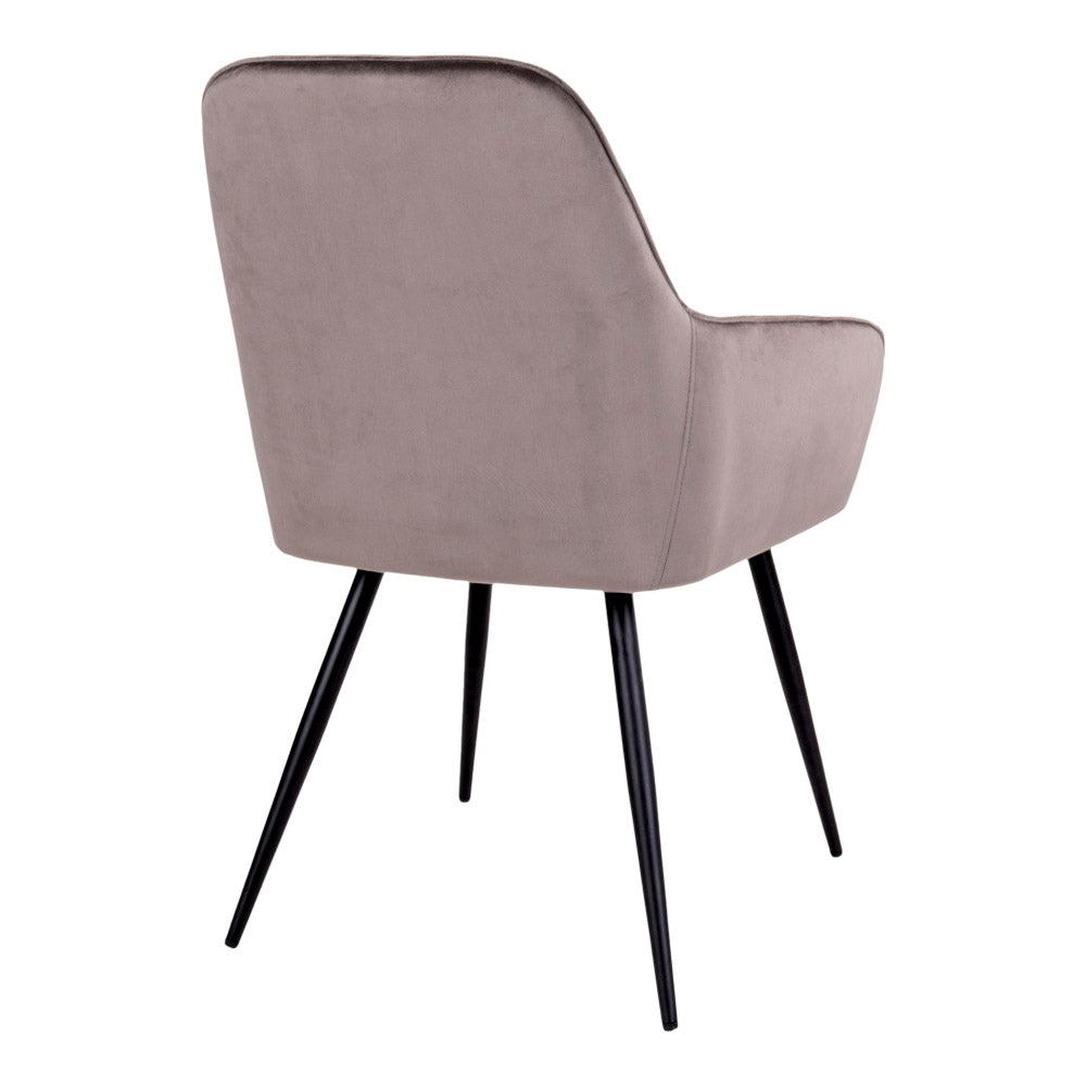 House Nordic - Harbo Spisebordsstol, Stol i mushroom velour