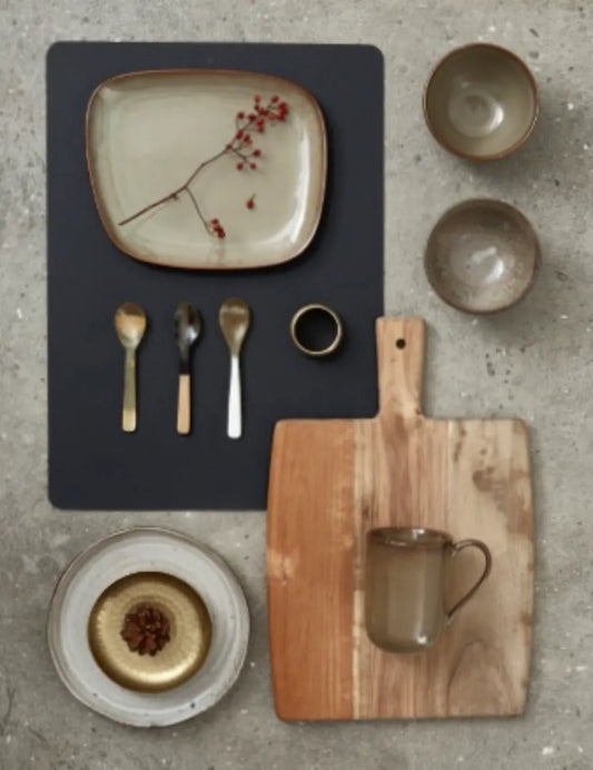 Speedtsberg Dækkeserviet, 46x33cm, Mørkegrå - Elegant Borddækning