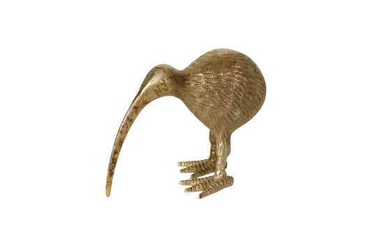 Speedtsberg - Kiwi fugl i aluminium, Guld