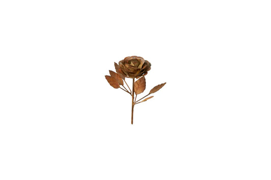 Speedtsberg Rose til Dekoration, 9x8x14 cm - Antik Rust