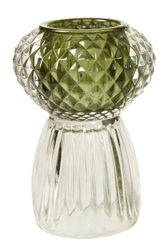 Speedtsberg - Fyrfadsstage grøn/klar