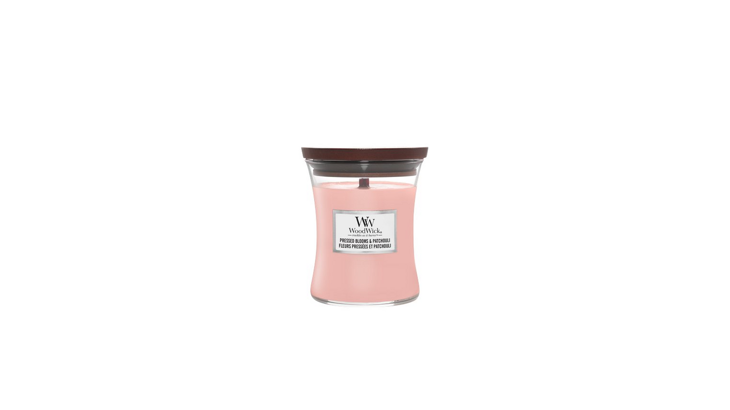 WoodWick - Medium Hourglass - Pressed Blooms & Patchouli