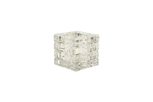 Speedtsberg Fyrfadsstage i Glas, 10x10x10cm - Klar Elegance