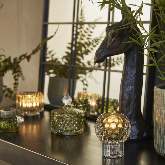 Speedtsberg Giraf Hoved, 16x14x33cm - Sort Dekoration