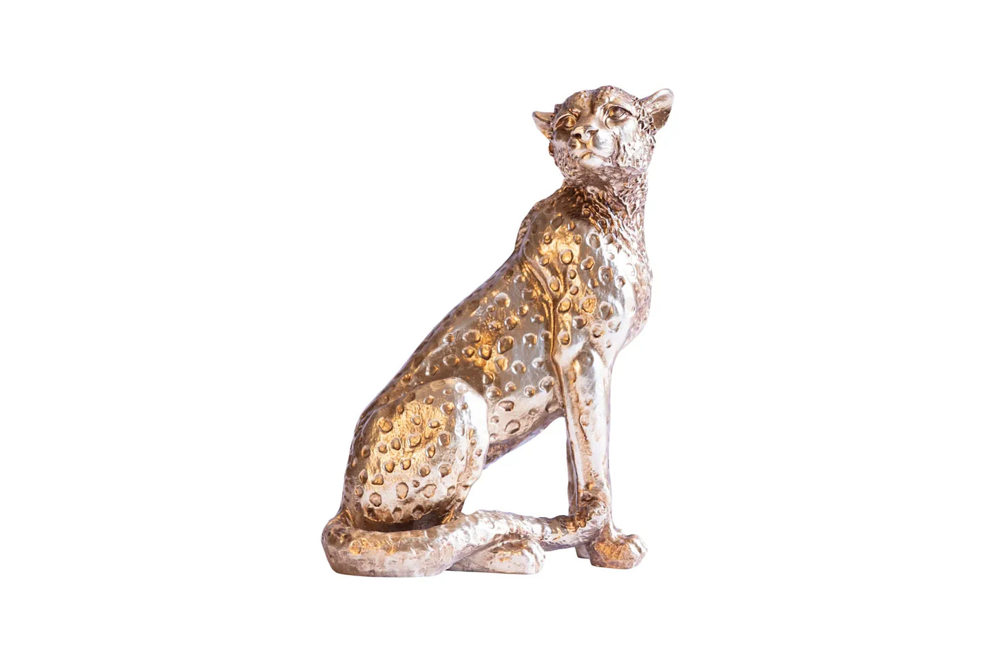Speedtsberg Leopard Skulptur, Antik Guld, 20x12x28cm - Elegant Dekoration