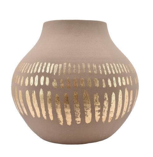 La Vida - Sani vase, cream/guld