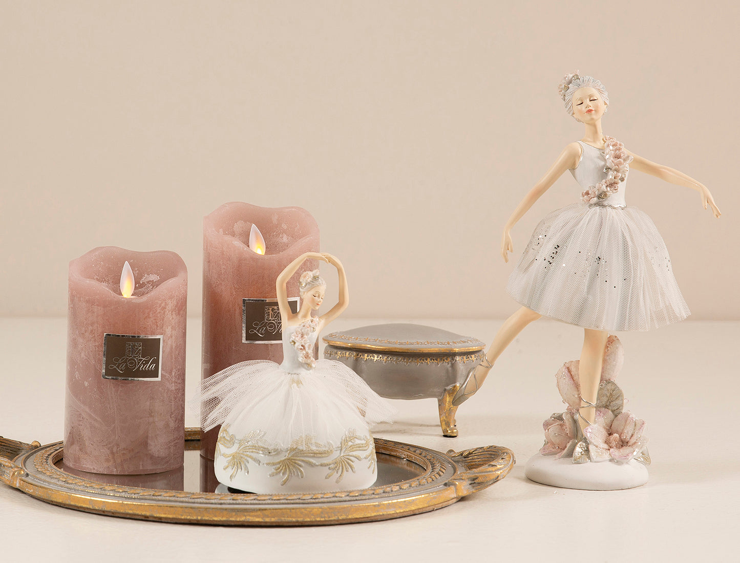 La Vida - Aura spejlfad, oval