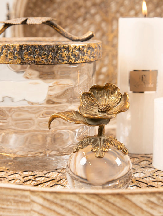 La Vida - Blomst på glaskugle