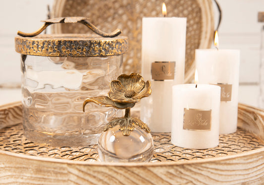 La Vida - Blomst på glaskugle