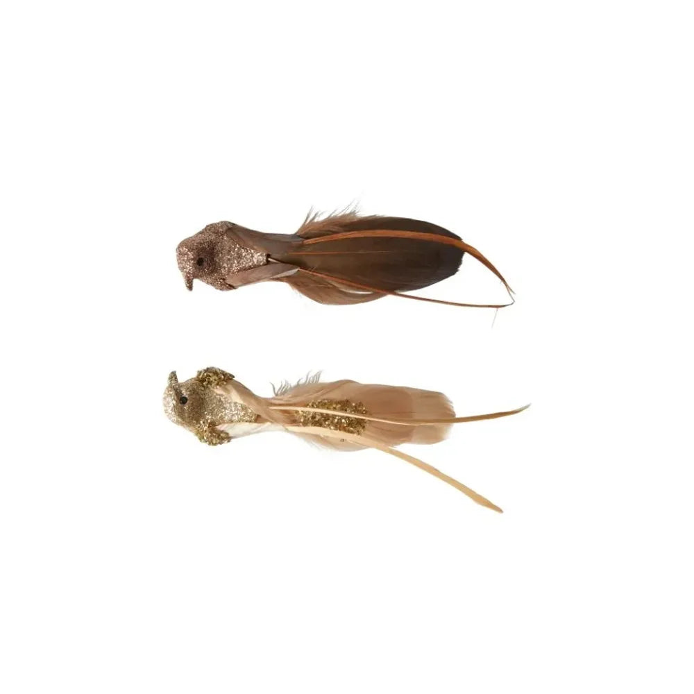 Speedtsberg Velour Fugl m/Klips, 19cm - 4 Varianter