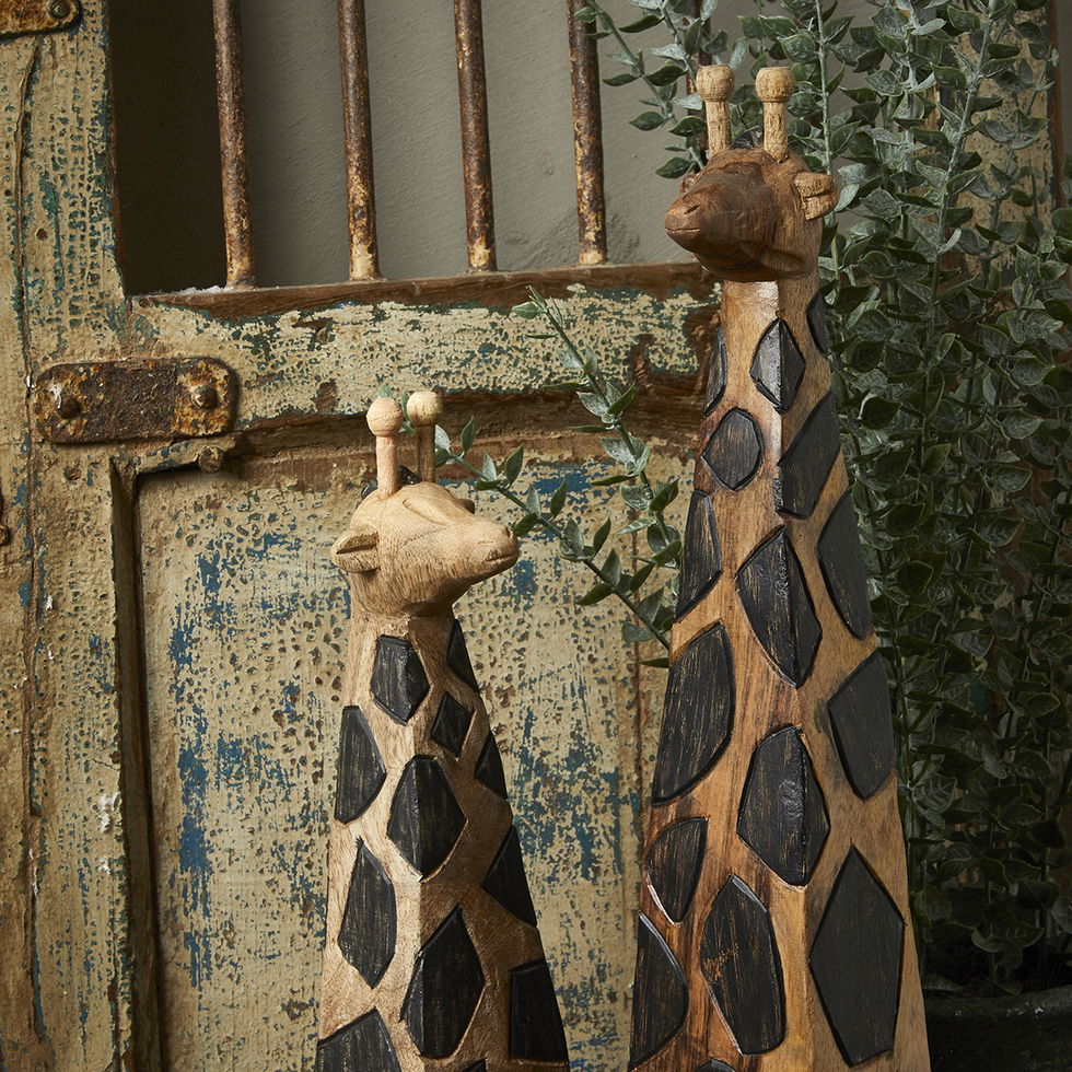 Speedtsberg Figur giraf 9x7x41cm mango træ