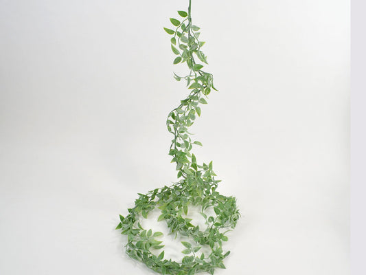 Deko Florale Ruscus Guirlande, Grøn, 180 cm - Kunstig Dekoration