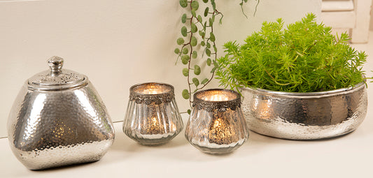 La Vida - Stor sølvskål til planter