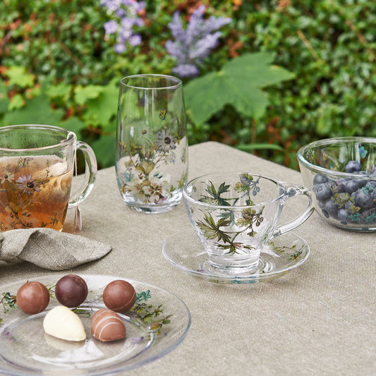 Speedtsberg - Glas m/print D9x10cm glas