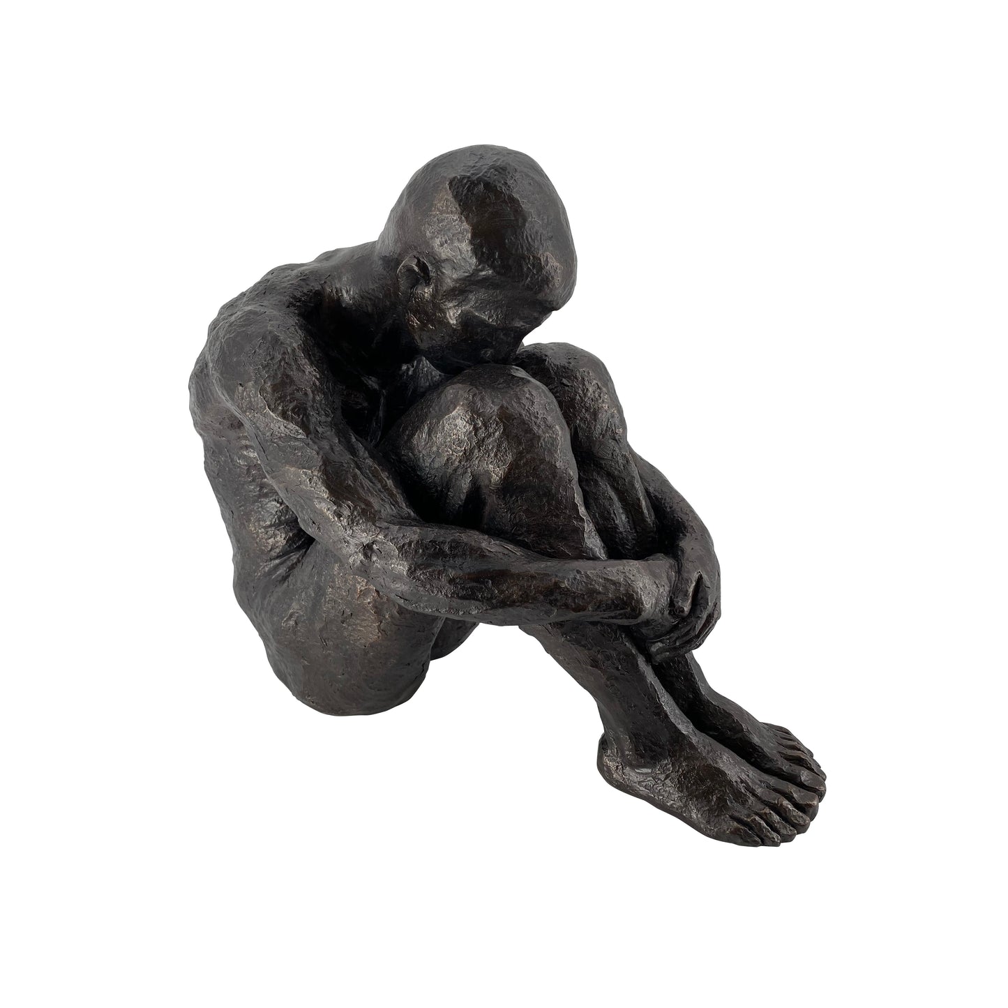 La Vida - Elegant dame, antik kobber H29xL32,5 cm