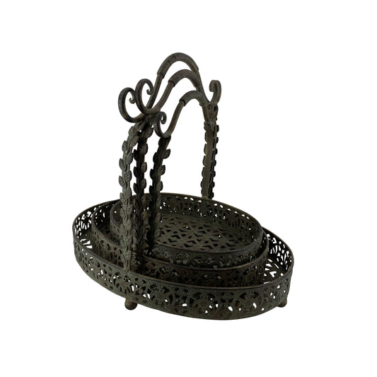 La Vida - Bakker, antik brun, jern, m. hanke, sæt á 3