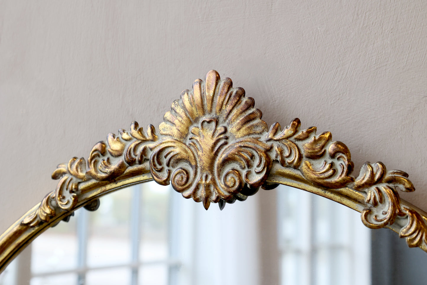 Chic Antique - Spejl m. dekorkant
