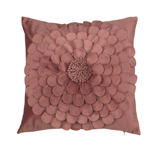 Fondaco CILLA Pudebetræk Velour Pink, 47x47 cm, 100% Polyester