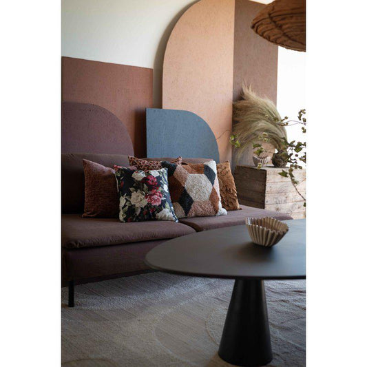 Fondaco LIZA Pudebetræk Sort, 45x45 cm, 100% Polyester