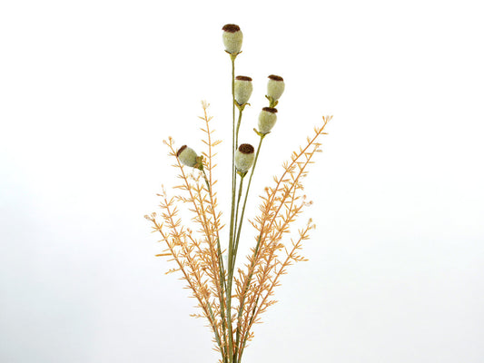 Deko Florale - Berry kapsel gren, 55 cm, grøn