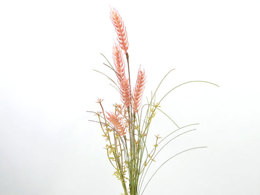 Deko Florale - Blomster-Græsbundt, 60cm, Grøn/Pink