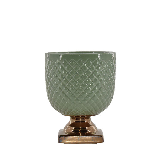 Celia potte på fod, lille, Grøn