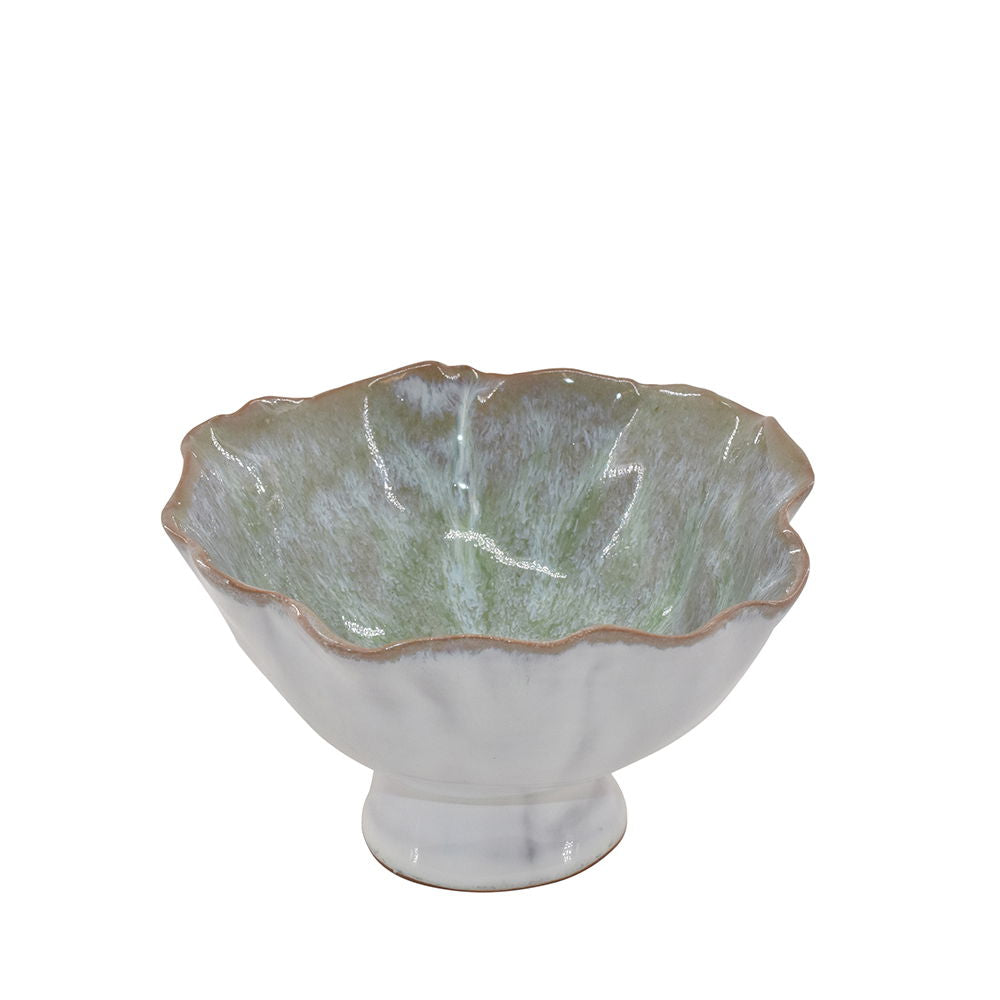 La Vida - Keramikskål på fod, grøn