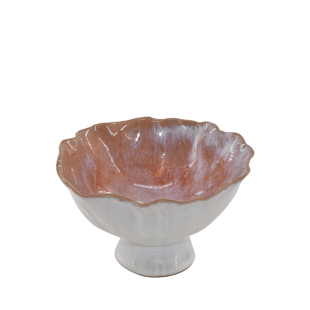 La Vida - Keramikskål på fod, rosa