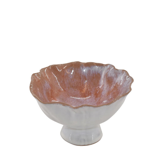 La Vida - Keramikskål på fod, rosa