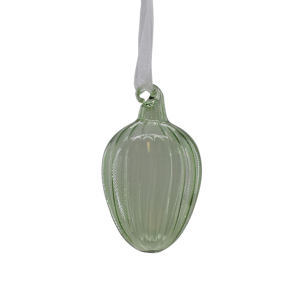 La Vida - Glasæg m. riller, lille, grøn