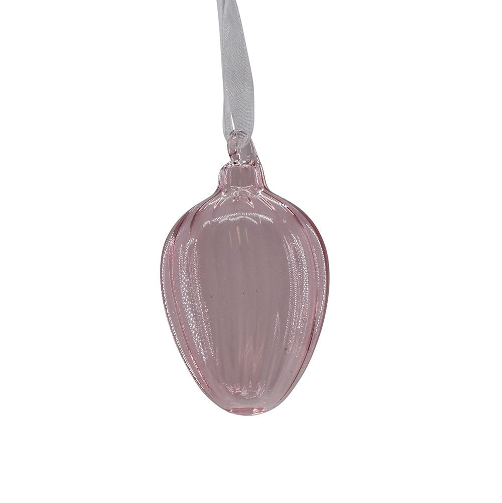 La Vida - Glasæg m. riller, lille, lyserød