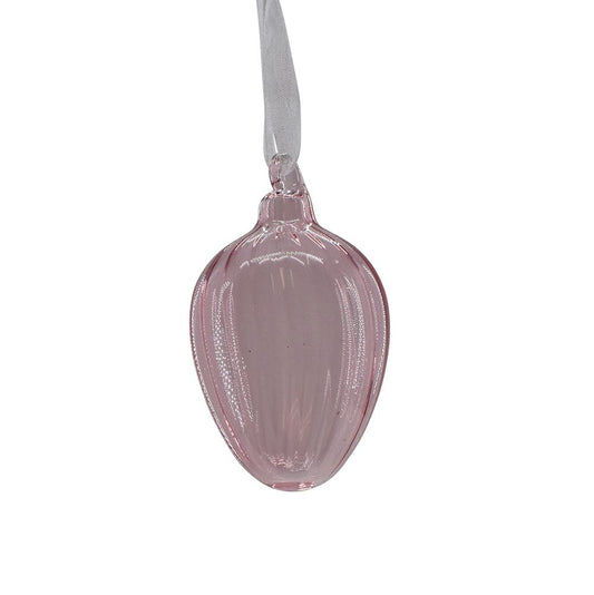 La Vida - Glasæg m. riller, lille, lyserød