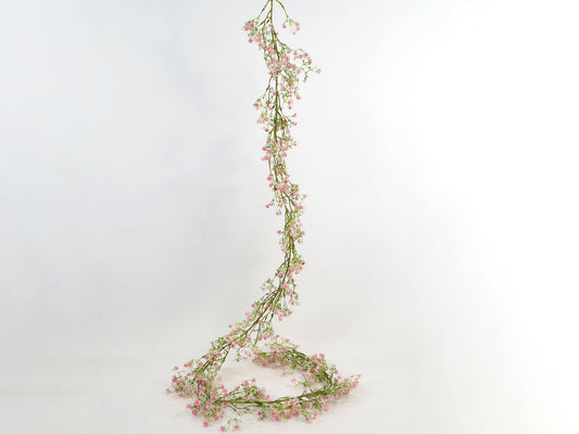 Deko Florale - Brudeslør, 180cm, pink