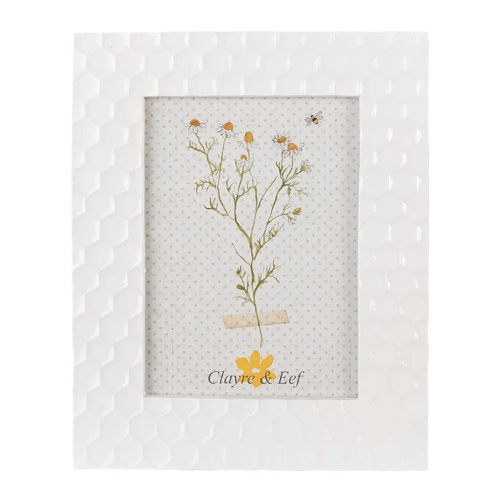 Clayre & Eef - Moderne Hvid Billedramme, Foto Størrelse 13x18 cm