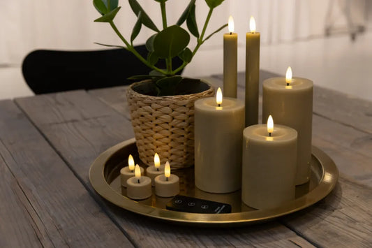 Cozzy 10-Dels LED Lys Sæt i Sand med Batterier