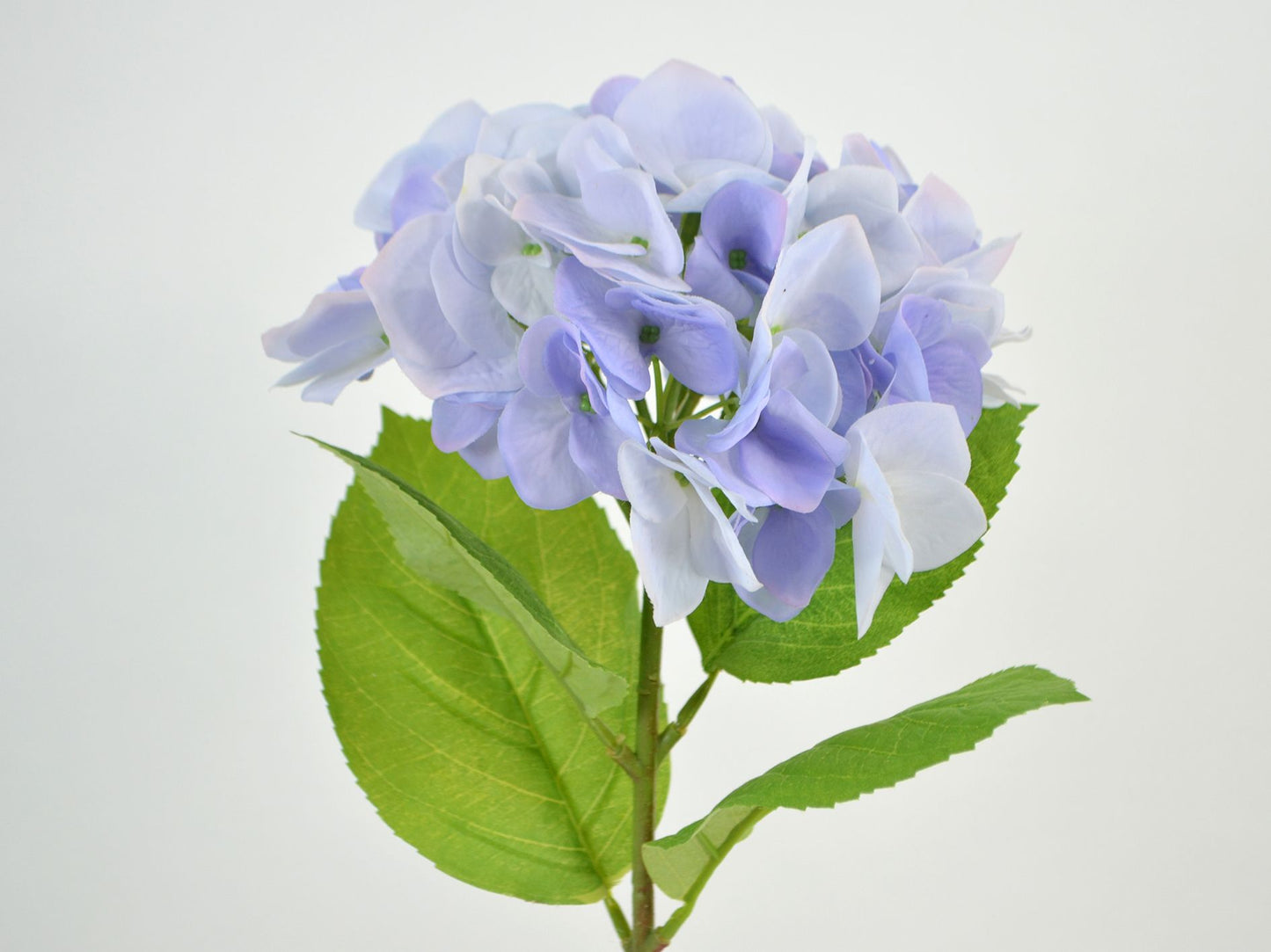 Deko Florale - Hortensia lilla, 46cm, 1 blomst, 2 blade