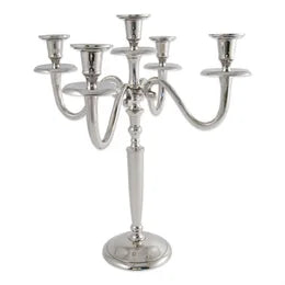 Godtbergsen 5-armet Lysestage H36 i Forsølvet Aluminium