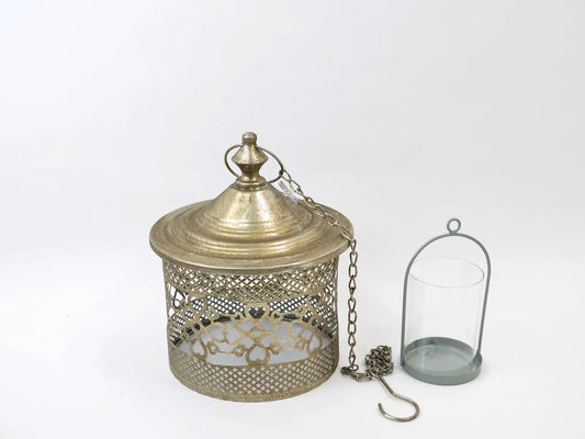 Deko Florale Metal Lysestage Hængende Ø20xH27 cm