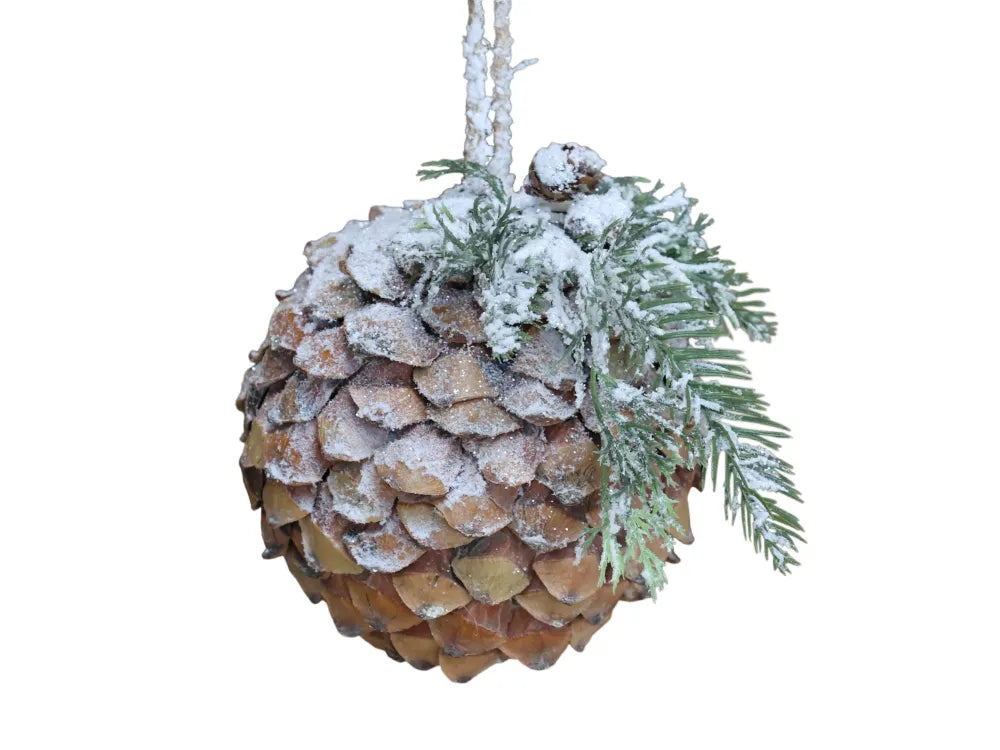 Chic Antique Fleur Grankogle med Sne