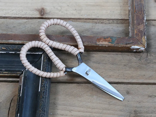 Chic Antique - Saks m. lys læder, sølv