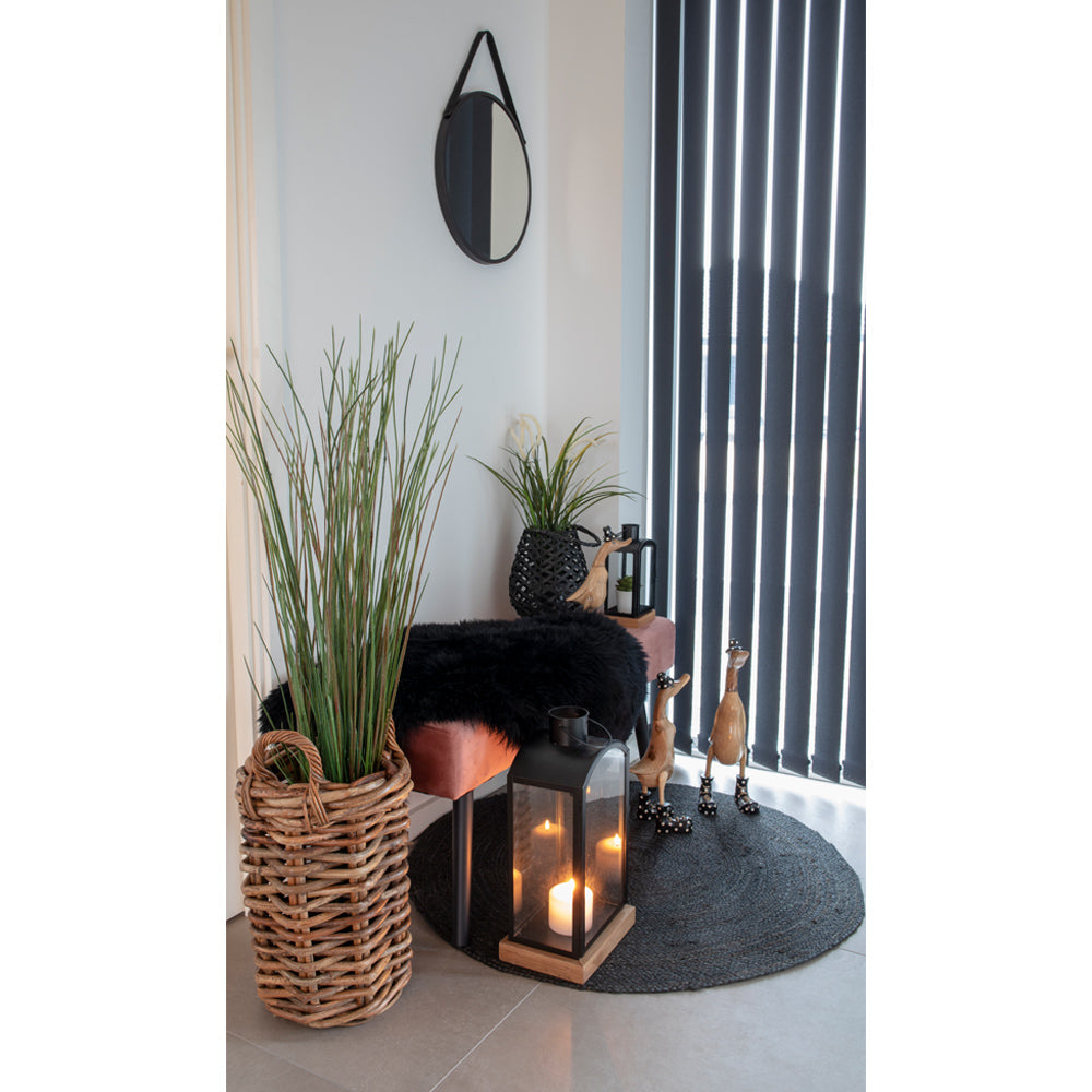 House Nordic - Lammeskind i sort 50x85 cm