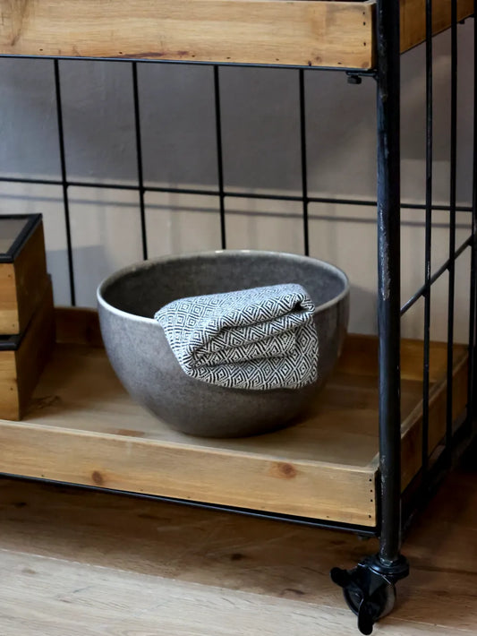 Chic Antique - Reol på hjul m. 4 træ skuffer