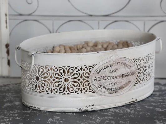 Chic Antigue - Bakke oval m. print