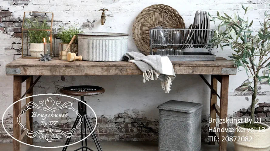 Chic Antique - Grimaud gammel Træbord