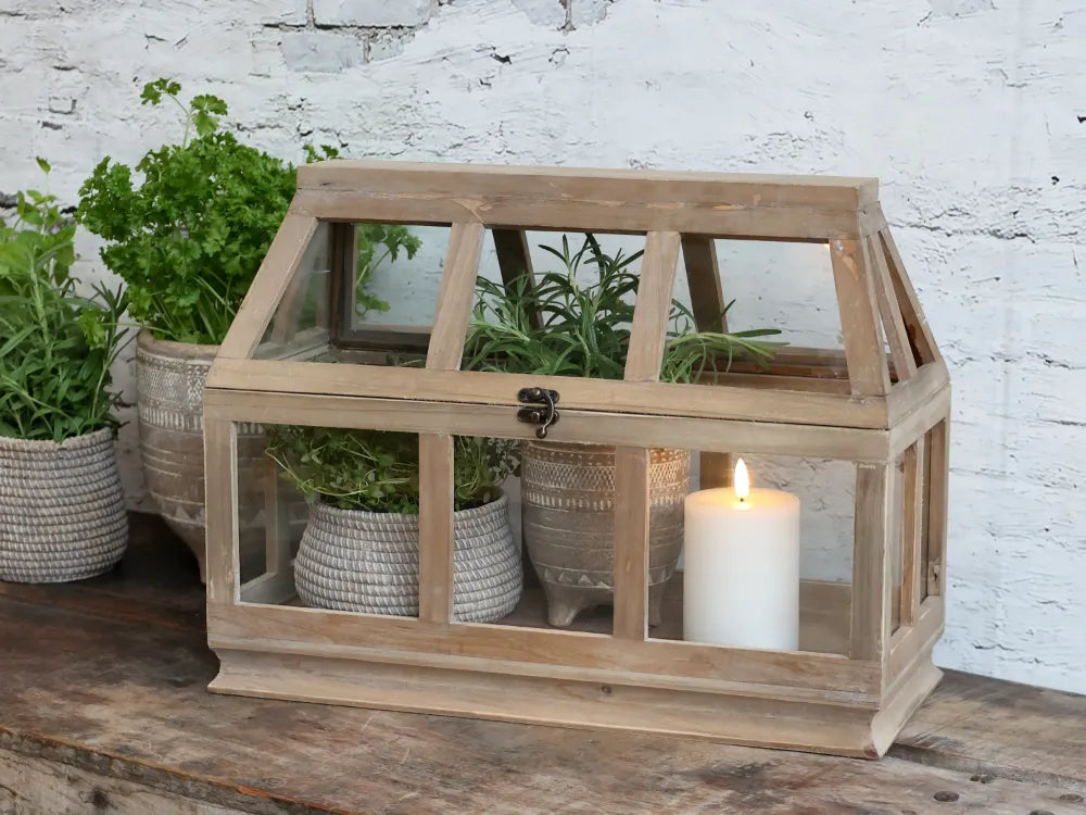 Chic Antique - Væksthus i træ H34