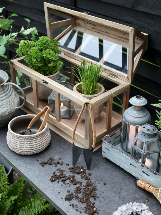 Chic Antique - Væksthus i træ H34