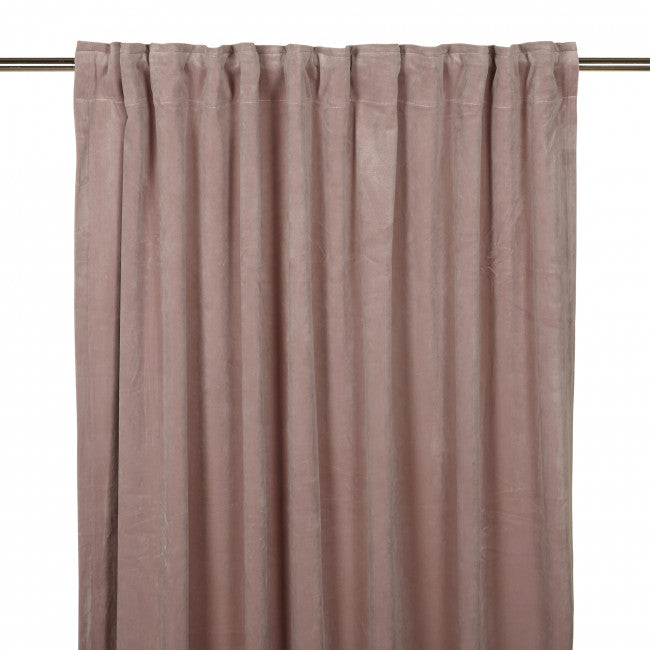 Fondaco - Gardin velour Lysrosa/30 2x140x240 cm