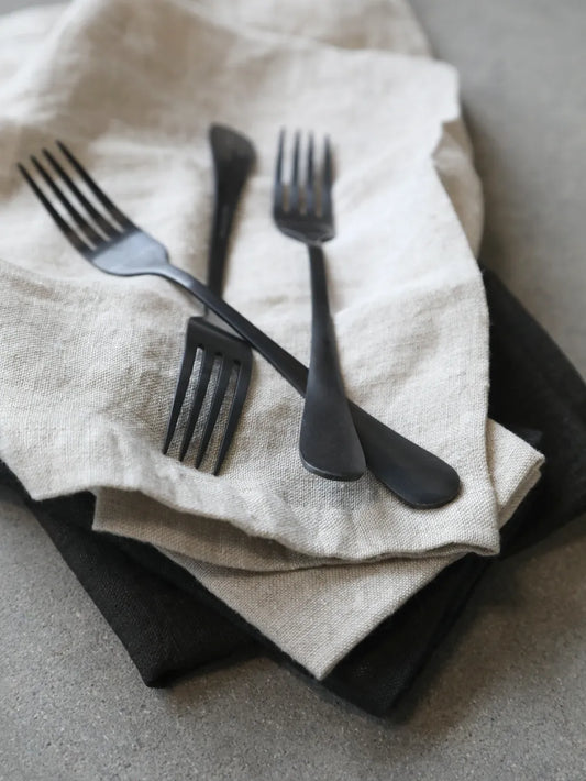 Chic Antique - Nordique Bestik sæt af 4, sort